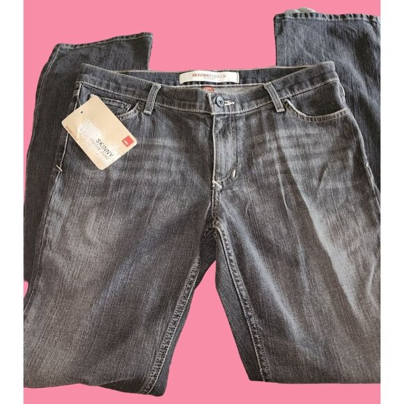 Mossimo Denim Skinny Stretch Jeans Dark Wash Size 11  New With Tags - Picture 1 of 10